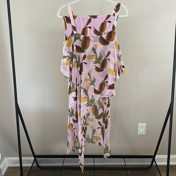 Masaba Spicy Jackfruit Assymetrical Top and Palazzo Pants Set - Picture 11 of 11